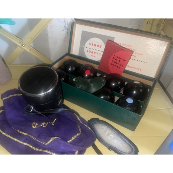Carpet Bowls, Collectible Stone and More 