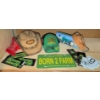 Image 1 : Farm Fabulous - Collectible Agricultural Swag - License Plate John Deer Decals Genuine Leather Belt 