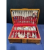 Image 1 : Silver Plated Flatware Set and Box