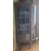 Image 2 : Vintage Wooden & Glass Liquor Cabinet (Contents NOT Included; No Key) -- 36W, 13D, 46T 