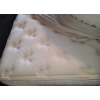Image 7 : Faux Leather Queen Bed Platform 67 W, 88 D, 43 T , Includes Serta Mattress and Boxspring