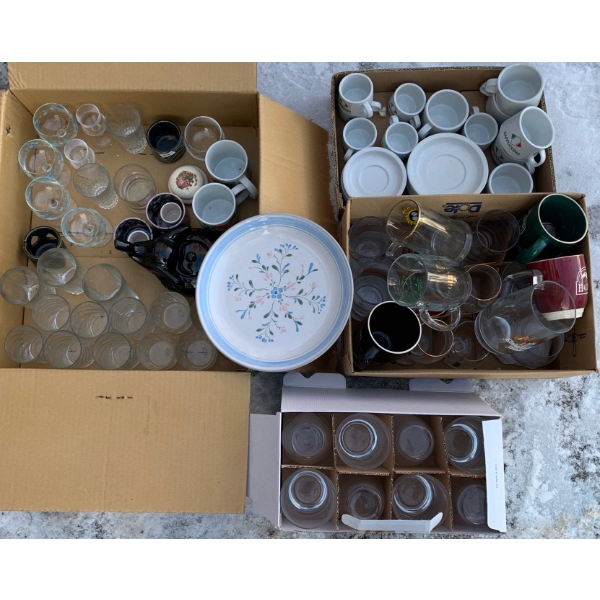 Assorted Glassware - Mugs Pints Expresso Minis & More