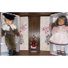 Image 1 : 2 Interesting Hand Carved Wooden Dolls 20T & More