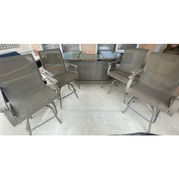 Outdoor Mixology Lounge /Party Patio Set 77x38x38