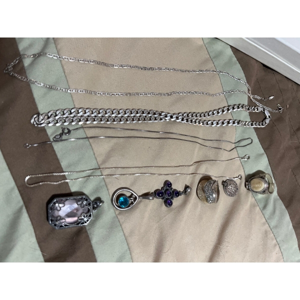 Collection Of Marked Silver Jewellery Marked 925