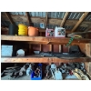 Image 1 : several working electric motors, pulleys pins, come along electric cable and vintage tool boxes 