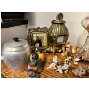 Image 5 : vintage clear glass kerosene oil lamp with burner & chimney vintage glass milk bottle mini figurines