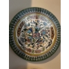 Image 4 : Set of 3 Decorative Plates, One Brass, One has Small Chip, Largest is 10.5W 