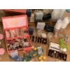 Image 2 : Vintage Costume Jewelry Lot with Pink Jewelry Box and Various Accessories