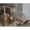 Image 1 : Brass Fireplace Accessories & Tools Stand  Cast Iron Fire Place Tools