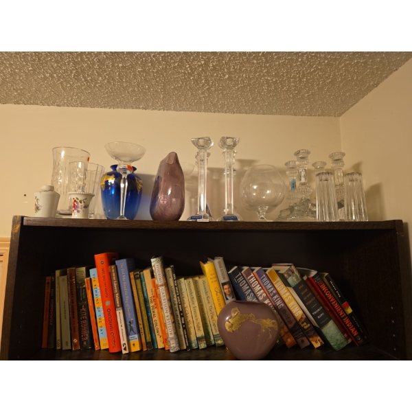 Glassware & Books