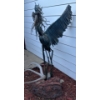 Image 4 : Appealing Large Metal Crane Ornament-Front Yard Figurine- Over 6ft Tall!!