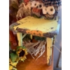 Image 2 : 2 Vintage Stools, Sunflowers, Scarecrows, Wreath and Acorn Owls