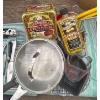 Image 3 : Silverware & Kitchen Goodies Bundle w/ Frying Pan & Measuring Pyrex Cup