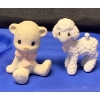 Image 1 : Precious Moments Figurine - 'Baby Bear w/ Lamb ' 3L