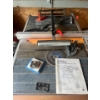 Image 2 : Craftsman 254 mm Stationary Saw with extra blades and rolling extendable saw horse . With rolling st
