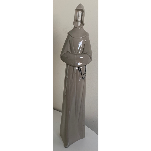 NAO By LLADRO Porcelain Monk Figurine Glossy - 13.5T 