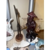 Image 10 : Decor Feat. Indigenous/Cultural Pottery, Bird Bone China, Stained Glass Birds,  Wood Sculptures
