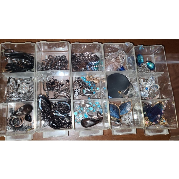 Selection of Fashion Earrings/ Necklaces- "Blues"
