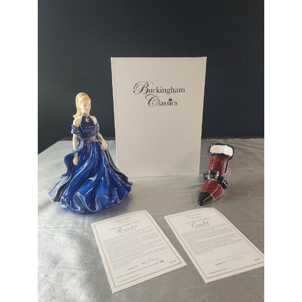 Buckingham Classics Figurines "Chelsea" and "Camelot"