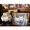 Image 3 : 2 Prints With Collectables And Lamp 