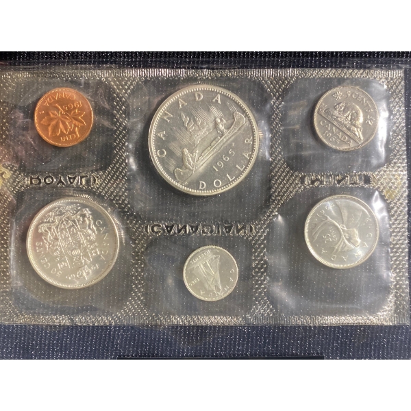  1965 Canadian Uncirculated Coin Set