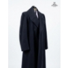 Image 4 :  Vintage Military-Style Double-Breasted Long Naval Overcoat Various 1940s-1950s Naval Uniform Coats.