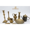 Image 2 : Brass Decorative Items Including Vases, Pots, and Plates