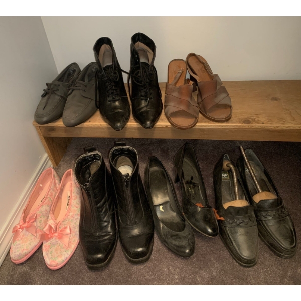 Ladies Footwear Collection Size 7 - Genuine Leather Sandals Witch Boots & More