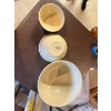 Image 1 :  Set of 3 Friends of Medalta Bowls. New condition. Measurements in photos. 