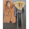 Image 1 : Two Vintage Jackets w/ fur accent & Full Fur Size Med- Large