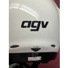 Image 5 : white AGV Longway 2 motorcycle helmet.

