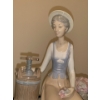 Image 5 : ZEPHIR/LLADRO Sitting Woman Porcelain Sculpture  - 10W, 10D, 12T 