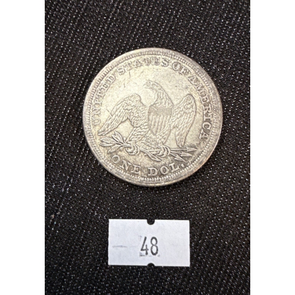 1862 United States Liberty Quarter Dollar - Silver