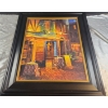 Image 1 : Warm and Cozy Framed Art Print " Restaurant L'Echaude" by Viktor Shvaiko ( 25.75"W x 32.25"H)