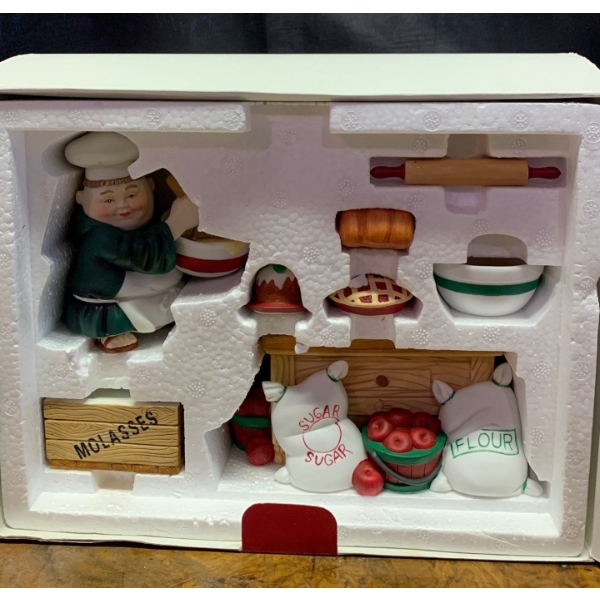Merry Makers Porcelain Culinary Figurines 4T