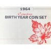 Image 1 : 1964 Birth Year of Canada Coin Set 80% Silver 1.11 Troy Ounces