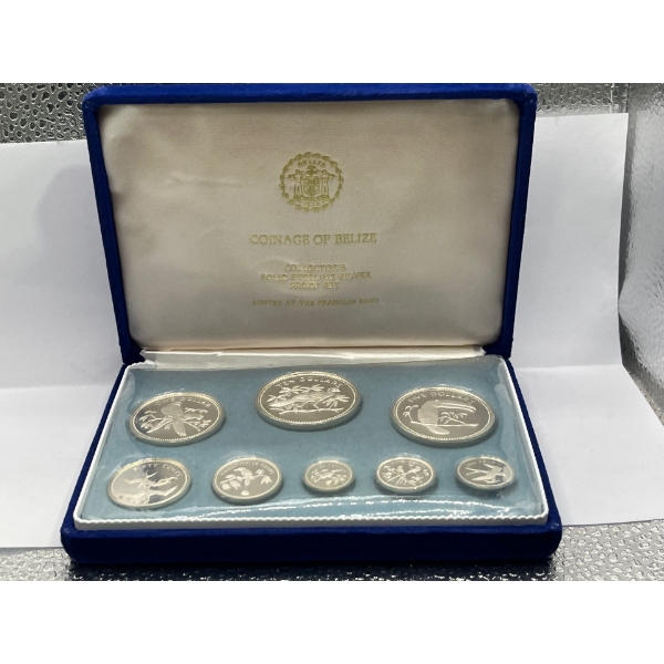 Coinage of Belize Solid Sterling Silver Proof Set 29.80g