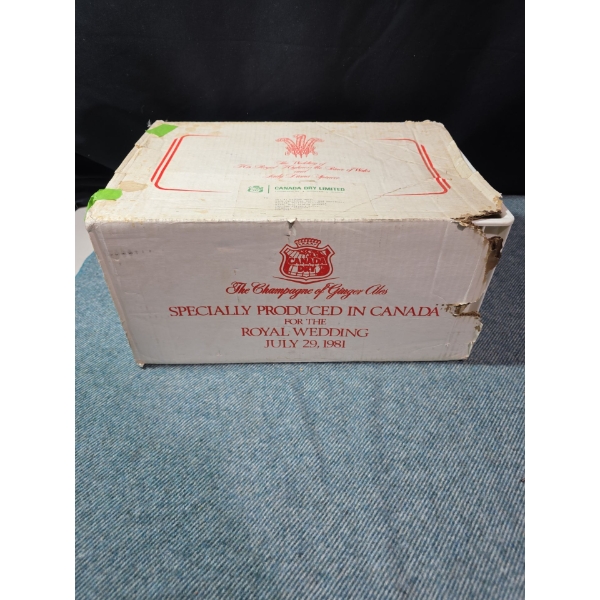 1981 Royal Wedding Canada Dry ginger ale- unopened 