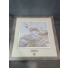 Image 1 : Framed and Signed Print of " George River Caribou "