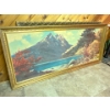 Image 1 : 2 Large Scenic Painting In Beautiful Frames. L 64" W29" One By Robert Wood The Other Boroni  