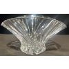 Image 6 : Three Clear Cut Glass Fan-Shaped Bowls