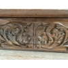 Image 4 : Large Wooden Bench With Ornate Carving