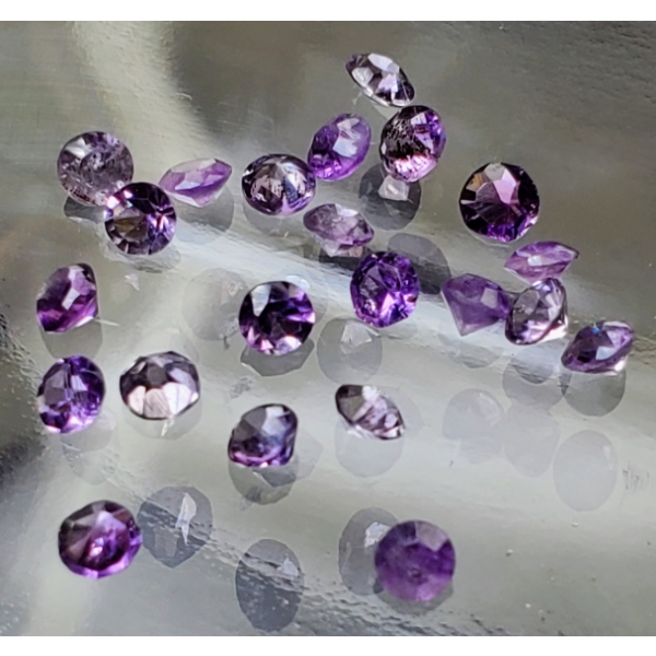  Amethyst Parcel (2.64 ct total, 3 mm)