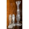 Image 2 : Crystal Pitchers, Vase, and Salt & Pepper Set