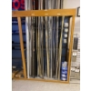 Image 5 : Metal Pegboard Display Rack With Wooden Frame