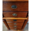 Image 2 : Jewelry Box Storage Cabinet 16 W, 10 D, 30 T (Needs Repair to Top Lid/ Reattach- as Shown) 