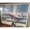 Image 3 : B747 Framed Picture 21 x 17, Largest Grey Model 27 x 16, Other Framed Pictures and Models As-Is