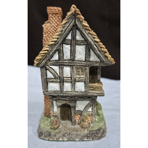 Hand Carving 'The Spinners Cottage' By David Winter 