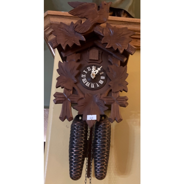 Vintage Regala Schmeckenbecker Winding Cuckoo Clock 19T
